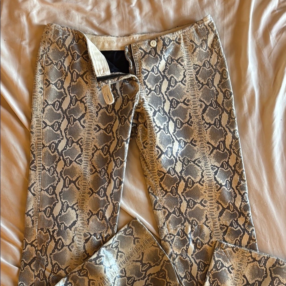 Snake Print Women's Jeans